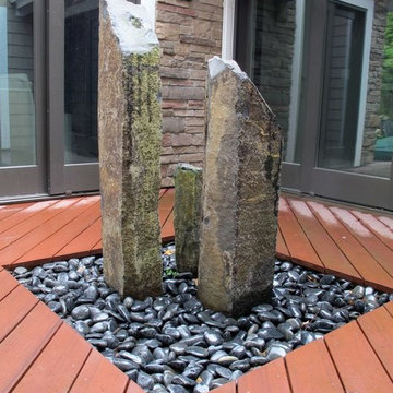 Unique Outdoor Stone Feature