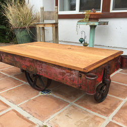 Rail Cart Coffee Table - Products