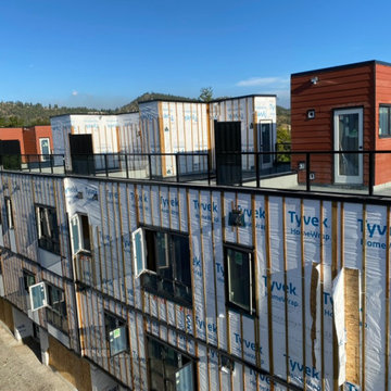 Under Construction: Rooftop Patios Taking Shape — 9-Unit Townhome Development