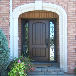 Stained Fiberglass Doors - Front Doors