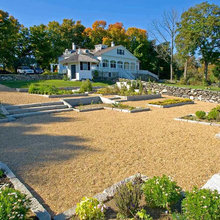 Asian Pavilion and stone/terrace garden