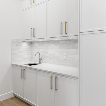 Sherwood Park Custom Home - Rift Cut White Oak with Natural Lacquer