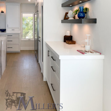 White Coastal Siesta Key Kitchen