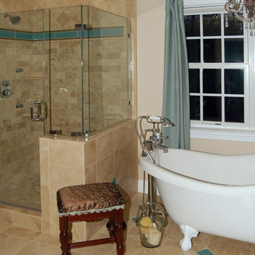 Traditional Slipper-Tub Master Bathroom