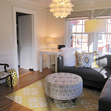 Transitional Family Room