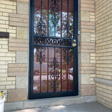 Steel Entry Door & Steel Security Storm Door