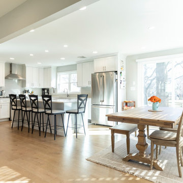 Open Concept First Floor Remodel - Dining & Kitchen