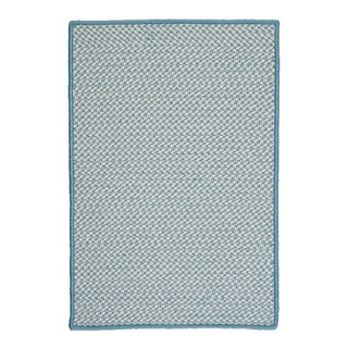 Colonial Mills Outdoor Houndstooth Tweed OT56 Sea Blue Indoor/Outdoor ...