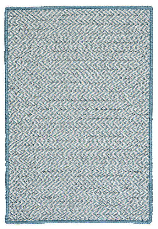 Colonial Mills Outdoor Houndstooth Tweed OT56 Sea Blue Indoor/Outdoor ...