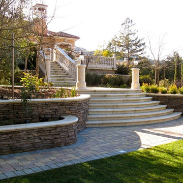 Mediterranean Patio and Sports Play Area