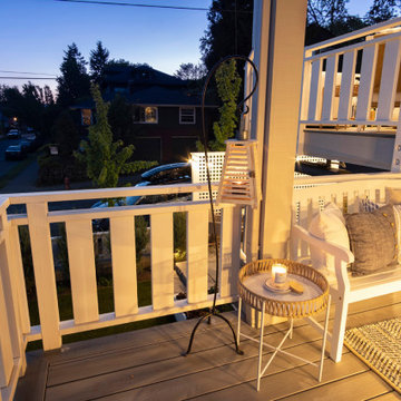 Extended Deck Over Small Privacy Patio