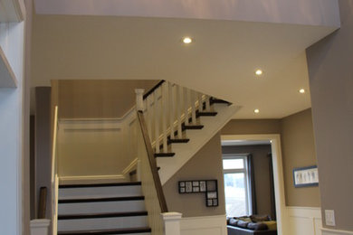 Staircase - transitional staircase idea in Toronto