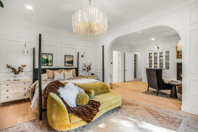 Elegant bedroom photo in Boise
