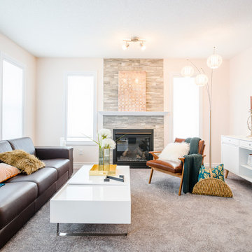Transitional Living Room
