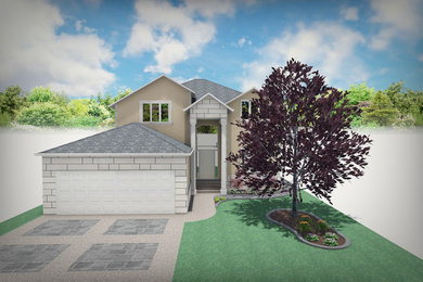 Mountain style exterior home photo in Calgary
