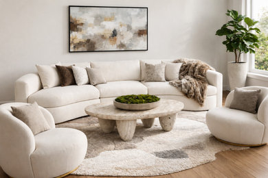 Inspiration for a contemporary living room remodel