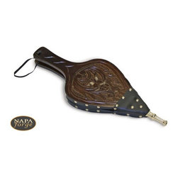 Carved Scroll Bellow - Fireplace Accessories