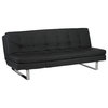 Erik Upholstered Sofa Bed - Black