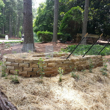 Rock Raised Veggie Garden Bed
