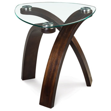 Magnussen Furniture Allure Oval End Table, Hazelnut T1396-22