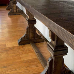 Square Hourglass Console Table In Cumming, Georgia - Console Tables