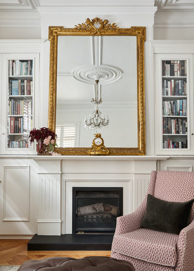 Traditional Living Room by Melissa Balzan Design