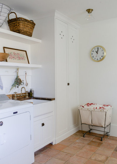Country Laundry Room by Folkway Design & Wares Co.