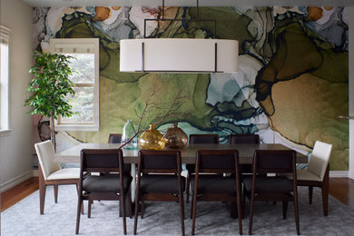 Inspiration for a dining room remodel in Denver
