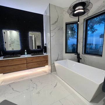 Ultra-Modern Master Bathroom