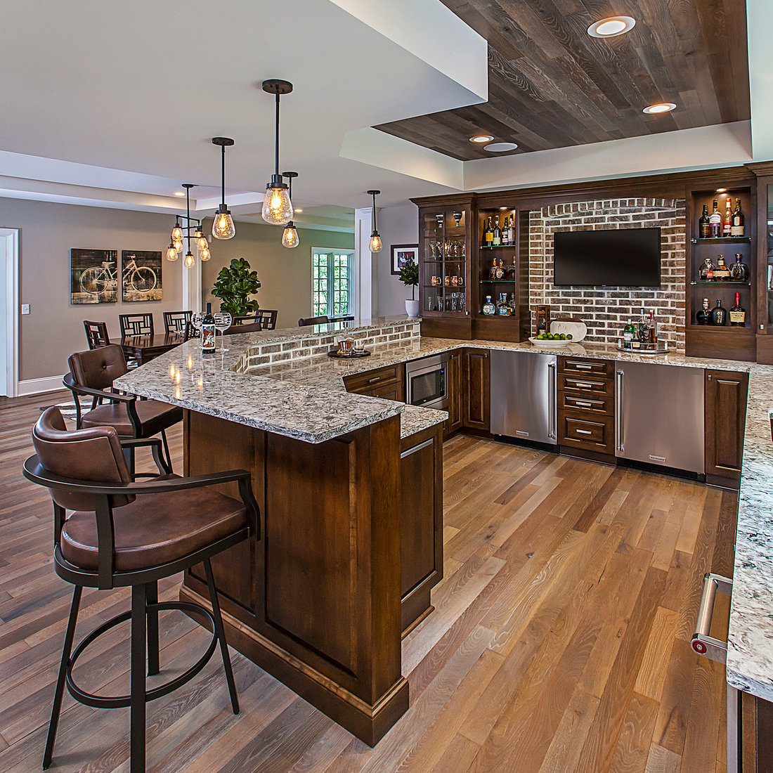 Architecturally Detailed Basement