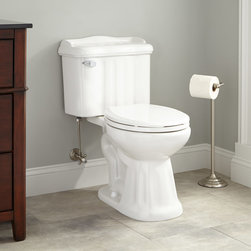 ARMSTEAD SIPHONIC TWO-PIECE ROUND TOILET - Toilets