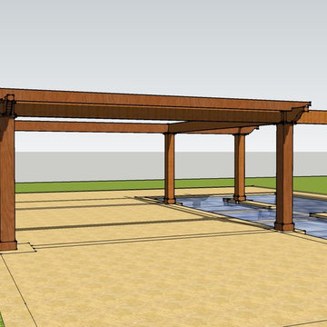 Pool and Pergola