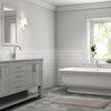 Malibu Diani Oval Soaking Bathtub 72"x36"x24", White