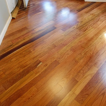 Brazilian Cherry Hardwood Floor Restoration (Jatoba)