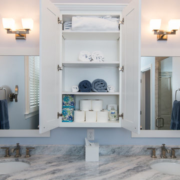 Serene Three-Quarter Transitional Master Bathroom in Leesburg, VA