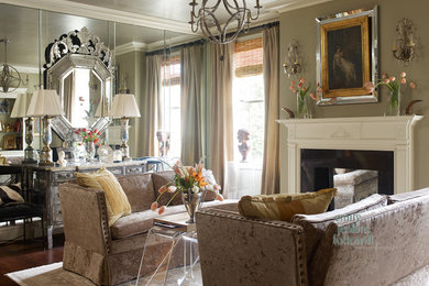 Inspiration for an eclectic living room remodel in Other
