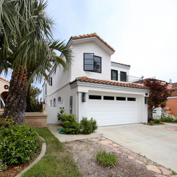 Smooth White Stucco Finish