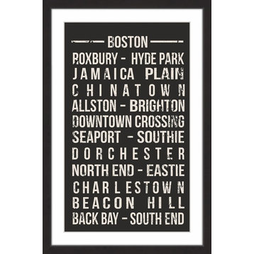 "Famous Boston" Framed Painting Print, 24x36