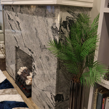 Silver Cloud Fireplace
