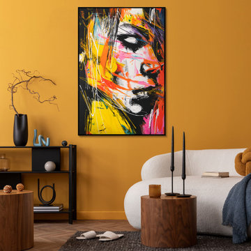 Large wall arts for living room with people
