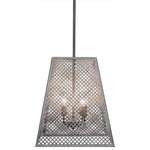 Toltec Lighting - Toltec Lighting 1441-AS Cbello-Four Light Pendant 14 In 6 In - Corbello 4 Light Pendant Shown In Aged Silver FiniCorbello-Four Light  Aged Silver *UL Approved: YES Energy Star Qualified: n/a ADA Certified: n/a  *Number of Lights: 4-*Wattage:40w Incandescent bulb(s) *Bulb Included:No *Bulb Type:Incandescent *Finish Type:Aged Silver