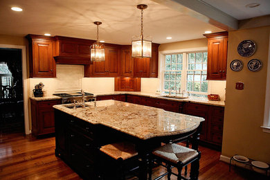Elegant kitchen photo in Philadelphia