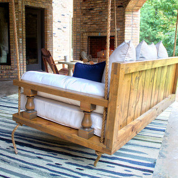 Outdoor Custom Twin or Crib Mattress Bed Porch Swing Daybeds