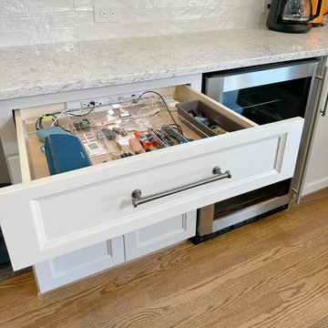 Kitchen In-Drawer Charging Outlets