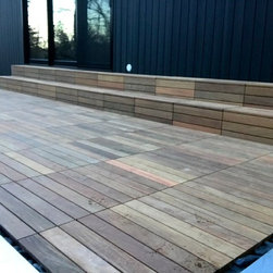 Floating IPE deck - Deck Tiles And Planks
