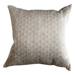 Pillow Parlor - Stone Triangle Pillow - Decorative Pillows