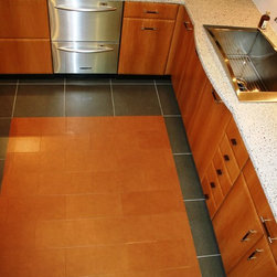 Leather Floor tiles from Our Echelon Collection in Toffee Buffalo - Wall And Floor Tile