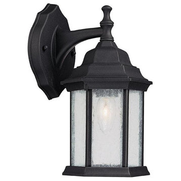 Capital Lighting Main Street   1-LT Wall Lantern 9832BK - Black