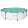 Metal Frame Swimming Pool Package, 18' Round and 52" Deep
