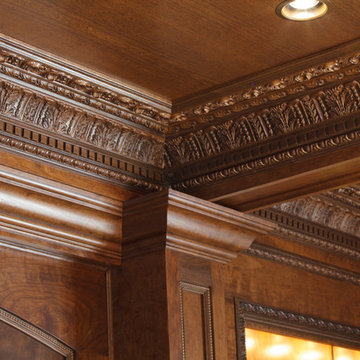Cherry Double Crown Moulding